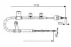 Гальмівний трос 1718mm HYUNDAI Matrix \'\'RR \'\'01-10 BOSCH 1987482075 (фото 1)