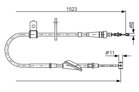 Трос BOSCH 1987482092
