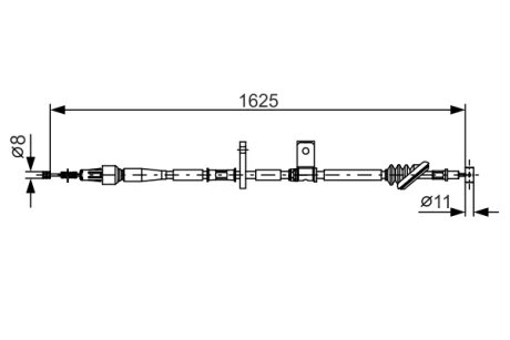 Трос BOSCH 1987482094