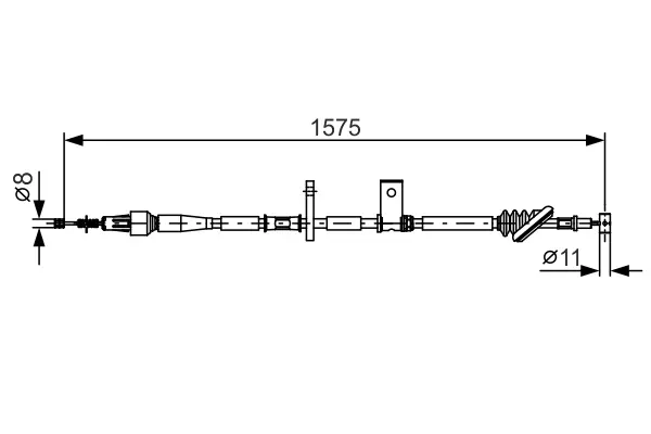 Трос BOSCH 1987482095 (фото 1)