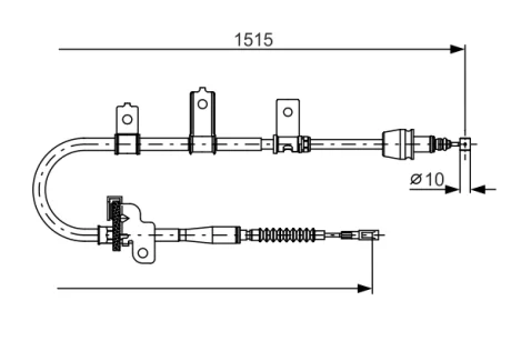 Трос BOSCH 1987482098