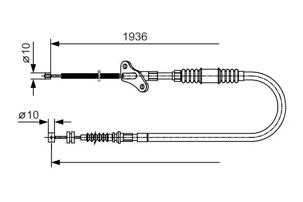 Трос BOSCH 1987482111 (фото 1)