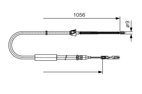 Трос BOSCH 1987482125