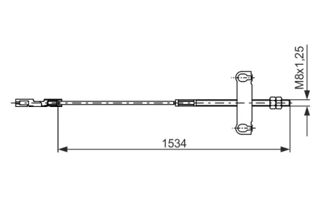 Трос BOSCH 1987482195