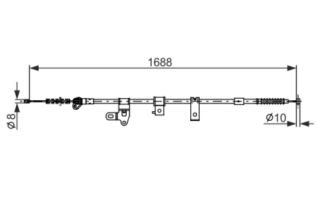 Трос BOSCH 1987482306