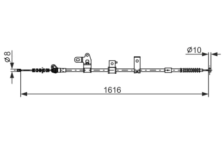 Трос BOSCH 1987482307
