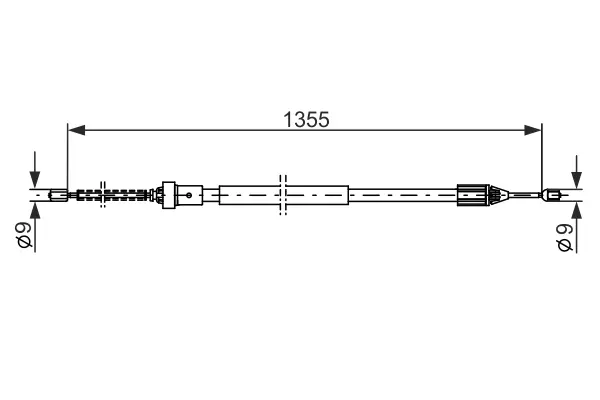 Трос BOSCH 1987482309 (фото 1)