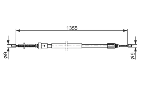 Трос BOSCH 1987482309