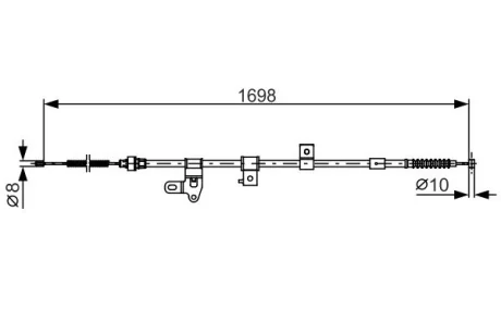 Трос BOSCH 1987482346
