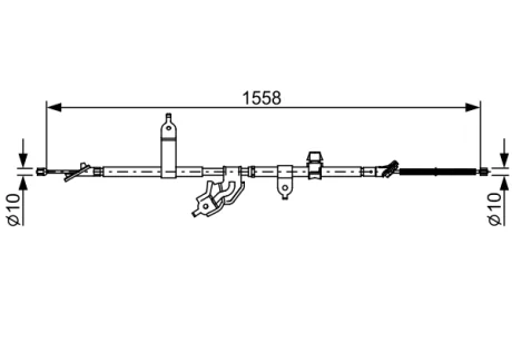 Трос BOSCH 1987482512