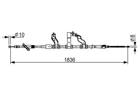 Трос BOSCH 1987482531