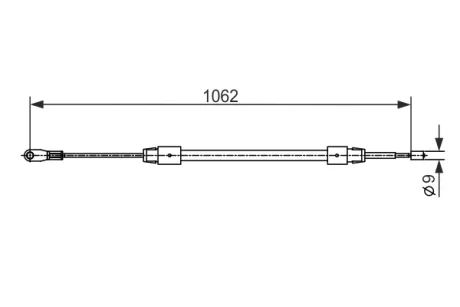 Трос BOSCH 1987482538