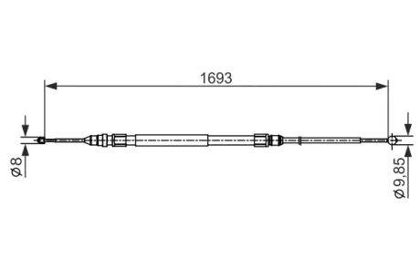 Трос BOSCH 1987482542