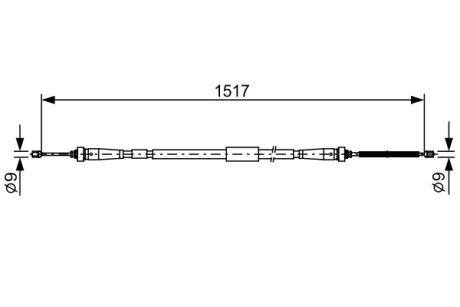 Трос BOSCH 1987482639