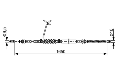 Трос BOSCH 1987482712
