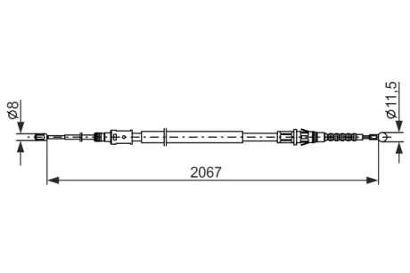 LINKA HAM. RиCZ. CITROEN T. C4/DS4 1,6-2,0 HDI 09- LE/PR BOSCH 1987482869