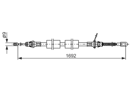 LINKA HAM. RиCZ. CHRYSLER T. VOYAGER 01-07 LE BOSCH 1987482925