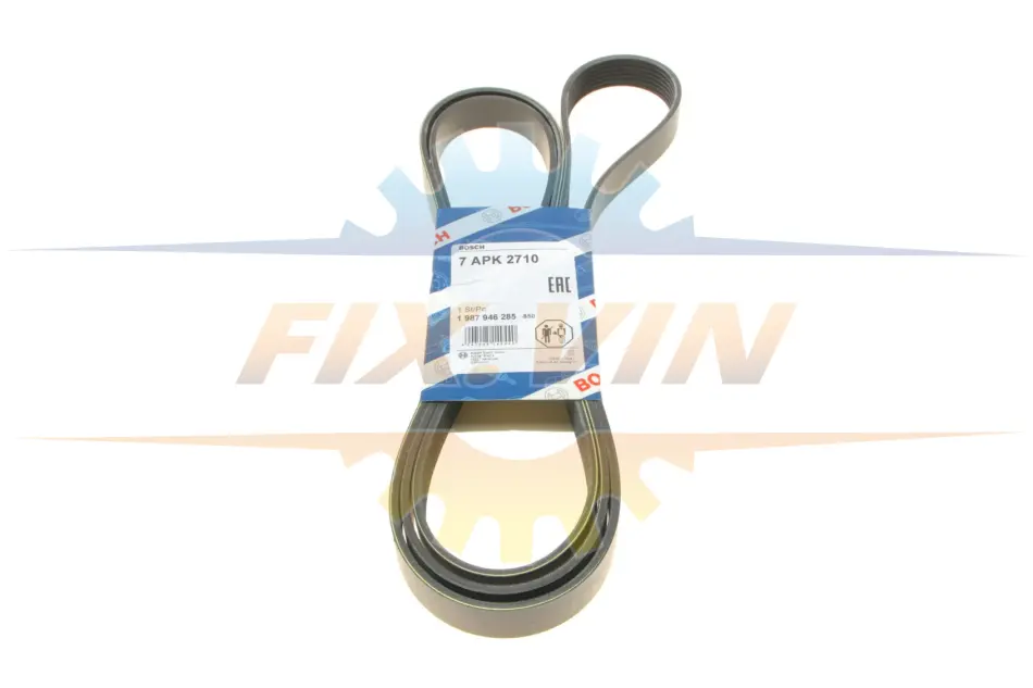 Ремінь П-клиновий 7PK2710 (APK) FORD Transit \'\'00-06 BOSCH 1 987 946 285 (фото 1)