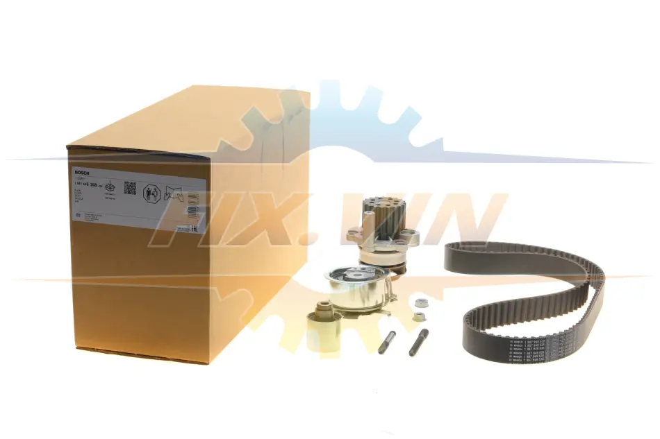 Комплект ГРМ + помпа VW Caddy III 07-10-/Golf IV/V 00-11/Passat 1.9T/2.0 TDI 00-09 (120x30) BOSCH 1 987 946 388 (фото 1)