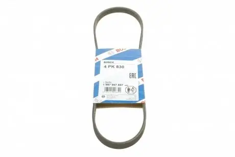 Ремінь П-клиновий 4PK830 BOSCH 1987947857
