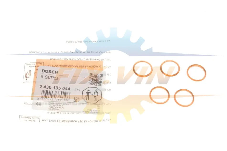 УЩІЛЬНЮЮЧЕ КІЛЬЦЕ BOSCH 2 430 105 044 (фото 1)