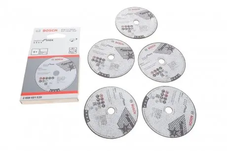 Круг відрізний Expert for Inox (76x1.0mm/d=10mm) (к-кт 5 шт.) BOSCH 2 608 601 520