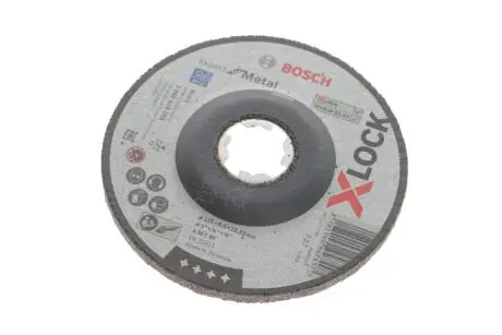 Круг зачисний 125x6x22,23 мм X-LOCK Expert for Metal BOSCH 2608619259