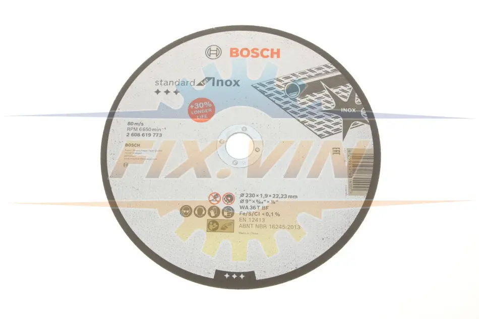Відрізний шліфувал. круг Standard for BOSCH 2608619773 (фото 1)