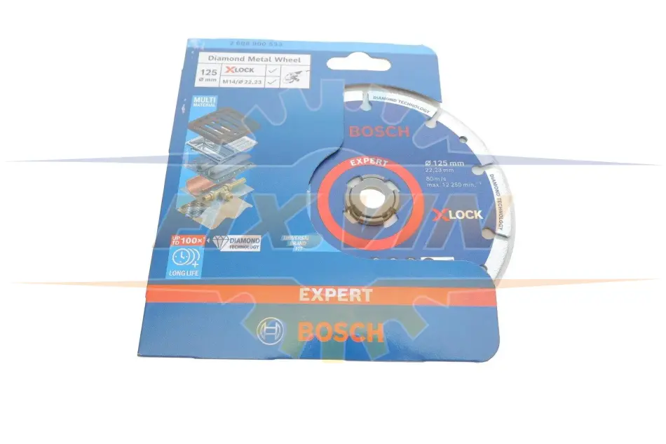 Круг відрізний 125x22,23 мм X-LOCK Diamond Metal Wheel BOSCH 2608900533 (фото 1)