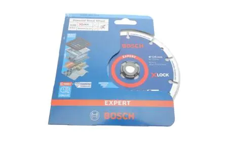 Круг відрізний 125x22,23 мм X-LOCK Diamond Metal Wheel BOSCH 2608900533