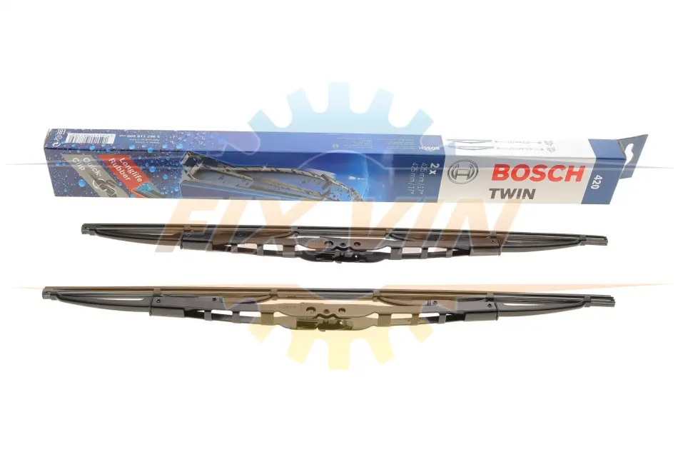 ЩІТКИ СКЛООЧИСНИКІВ TWIN BOSCH 3 397 118 500 (фото 1)