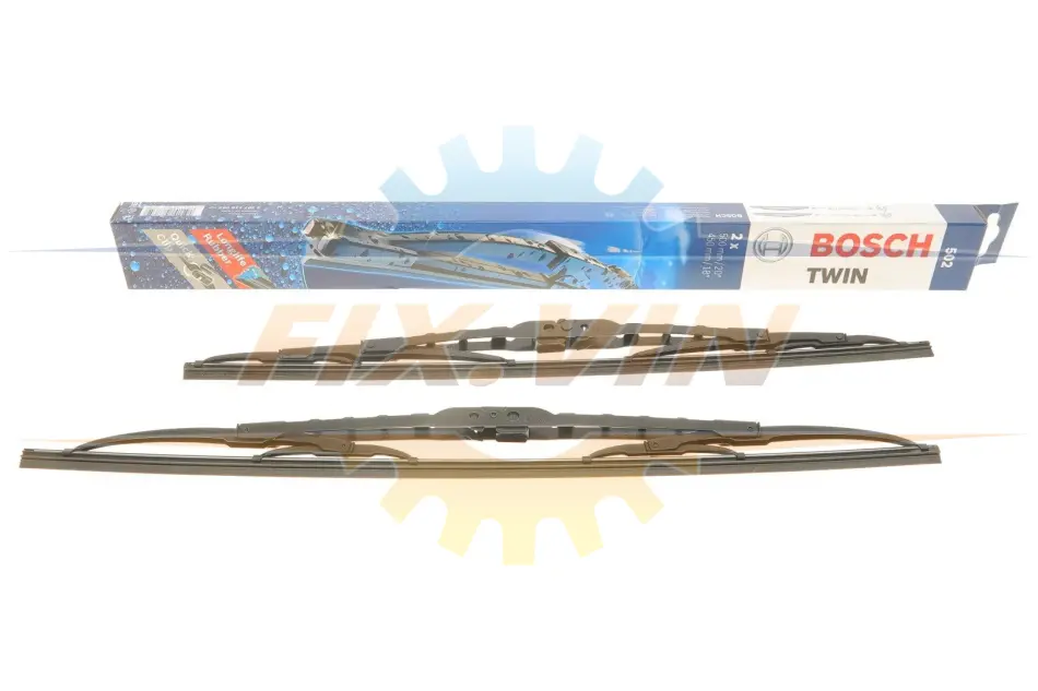 ЩІТКИ СКЛООЧИСНИКІВ TWIN BOSCH 3 397 118 563 (фото 1)