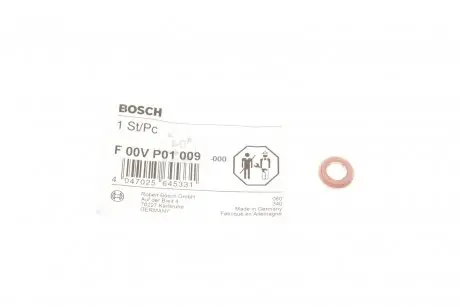 Ущільнювальне кільце BOSCH F 00V P01 009