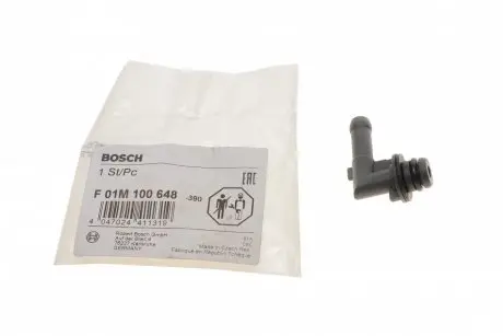 Штуцер насосу паливного Opel Corsa/Meriva 01-10 (Common Rail) F 01M 100 648 BOSCH F01M100648