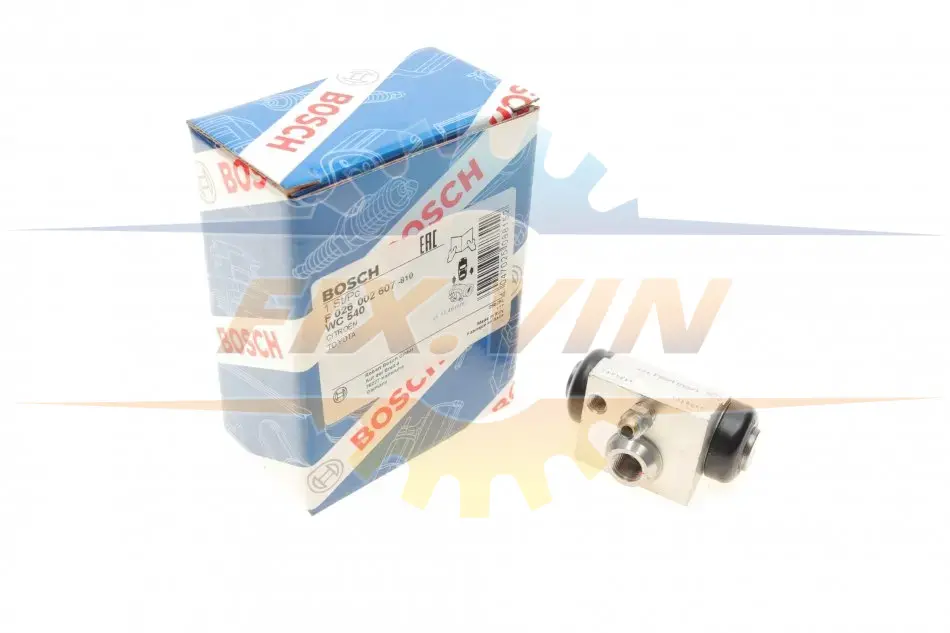 Гальмівний циліндр коліс. CITROEN/PEUGEOT/TOYOTA C1/107/Aygo \'\'R \'\'1,0-1,4 \'\'05-14 BOSCH F 026 002 607 (фото 1)