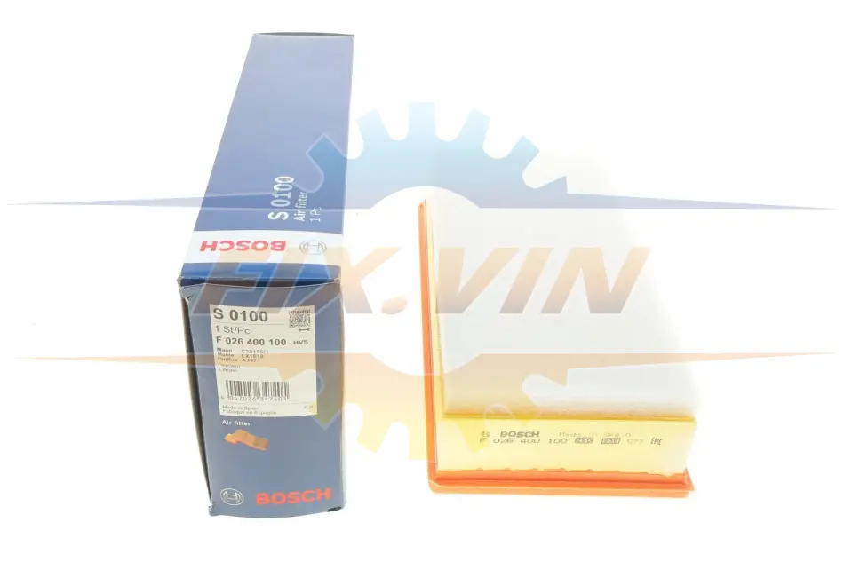 ПОВІТРЯНИЙ ФІЛЬТР BOSCH F 026 400 100 (фото 1)