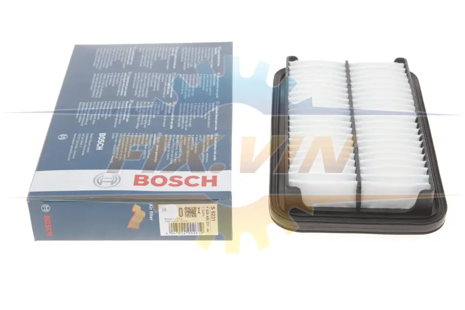 Фільтр повітряний Nissan Pixo/Suzuki Alto 1.0 09- BOSCH F 026 400 231 (фото 1)
