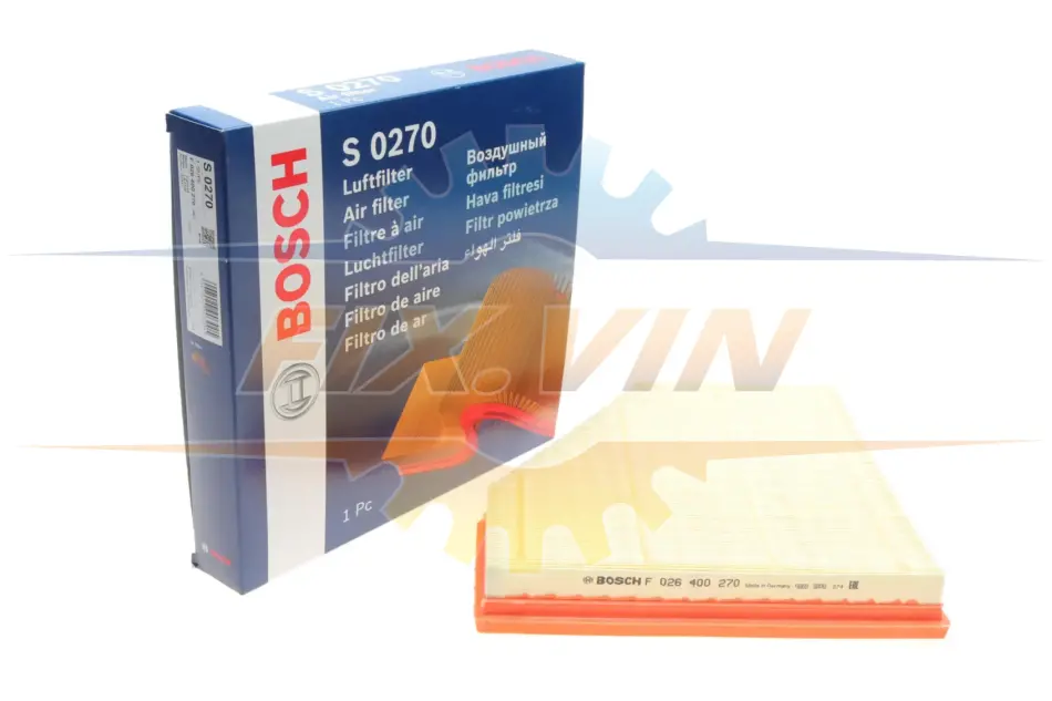 ПОВІТРЯНИЙ ФІЛЬТР BOSCH F 026 400 270 (фото 1)