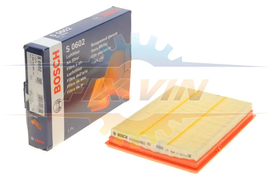 ПОВІТРЯНИЙ ФІЛЬТР S0602 BOSCH F 026 400 602 (фото 1)