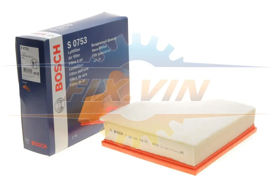 Фільтр повітряний BMW 3 (G20/G80/G28) 2.0d (B47)/3.0d (B57) 18-) (з поролоном) BOSCH F026400753 (фото 1)