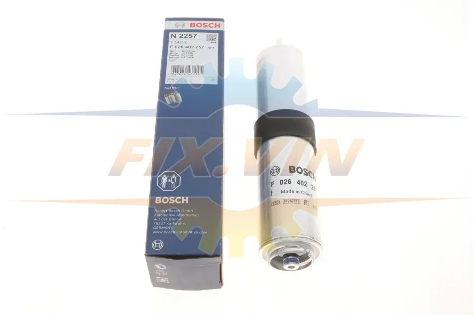 ФІЛЬТР ТРУБОПРОВОДУ BOSCH F 026 402 257 (фото 1)