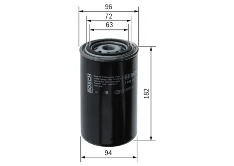 Фільтр палива BOSCH F026402790