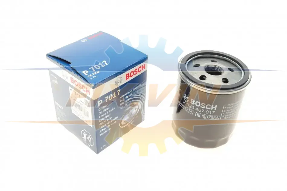 МАСТИЛЬНИЙ ФІЛЬТР BOSCH F 026 407 017 (фото 1)