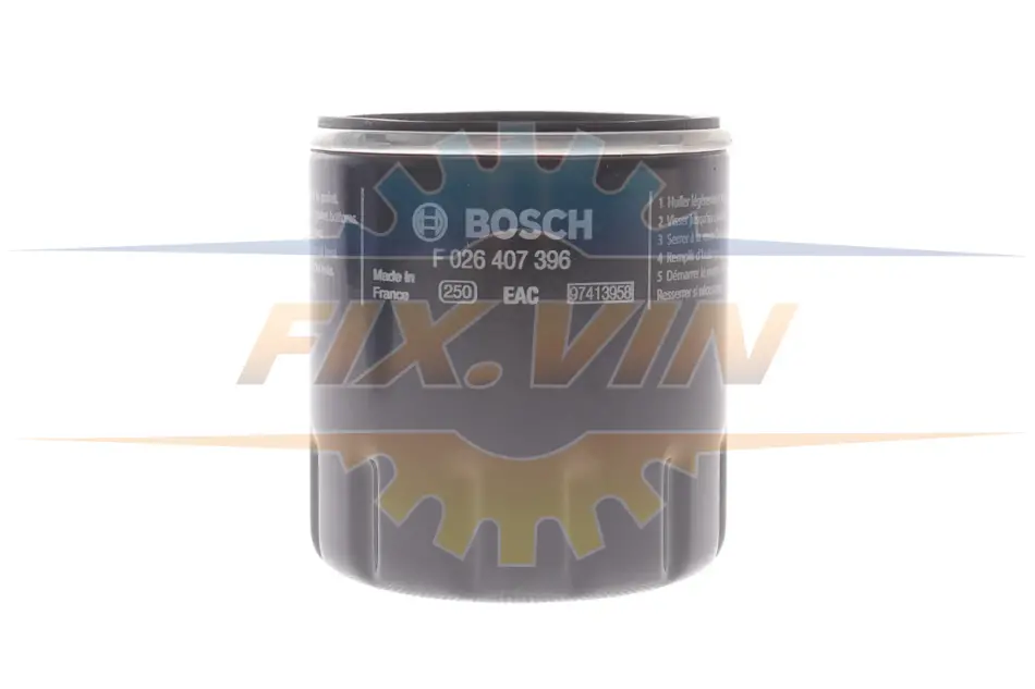 Фільтр масляний Citroen Berlingo/C3/C4/C5 1.9D/2.0HDi 98-05/1.2 PureTech 14-/Jumper 2.0-2.2HDi 01- BOSCH F026407396 (фото 1)