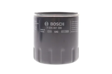 Фільтр масляний Citroen Berlingo/C3/C4/C5 1.9D/2.0HDi 98-05/1.2 PureTech 14-/Jumper 2.0-2.2HDi 01- BOSCH F026407396