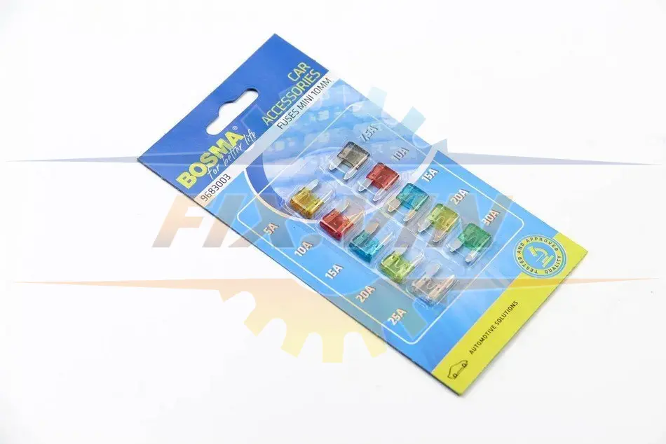 Запобіжник MINI 10 MM BLISTER К-т (Блістер 10 шт) BOSMA 2614 (фото 1)