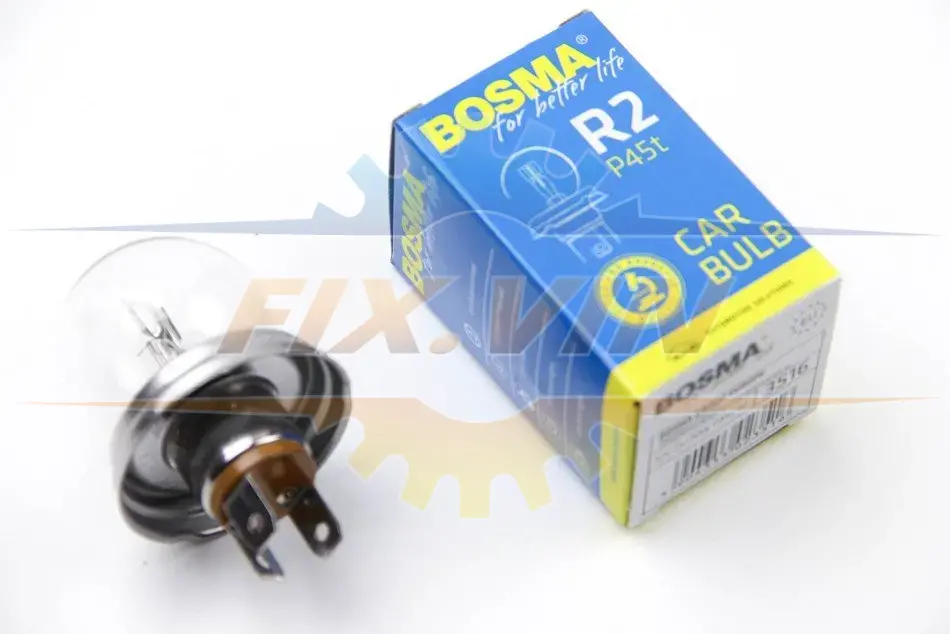 Автолампа P45T 12V 75/70W BOSMA 3516 (фото 1)
