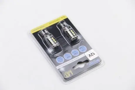 Автолампа T15 LED 12V 15xSMD 3528 LED WHITE (2 шт) BOSMA 4250