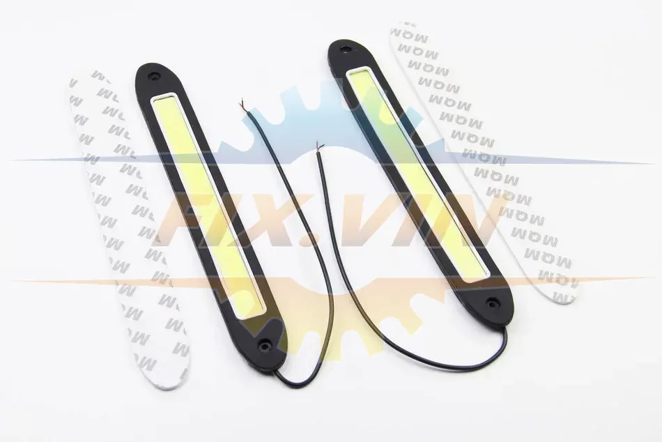 ДХО 12V 1xCOB LED ULL Гнучкий 260/33MM WIDE WHITE к-т (2 шт) BOSMA 5134 (фото 1)