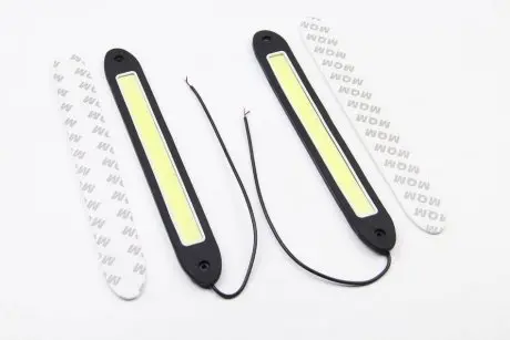 ДХО 12V 1xCOB LED ULL Гнучкий 260/33MM WIDE WHITE к-т (2 шт) BOSMA 5134